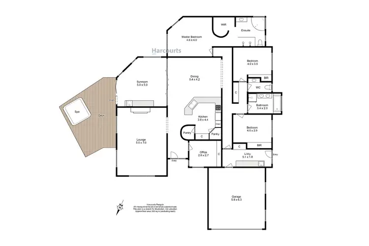 Floorplan of Homely house listing, 8 Crisling Place, Penguin TAS 7316