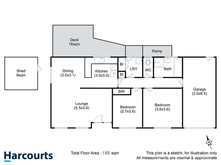 Floorplan of Homely house listing, 22 Riverdowns Drive, Margate TAS 7054