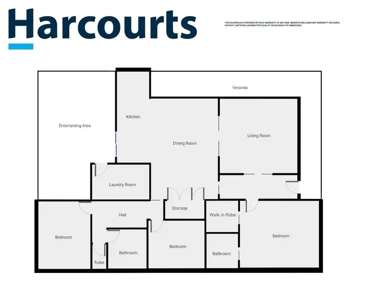 Floorplan of Homely house listing, 14 Wannon Avenue, Edenhope VIC 3318