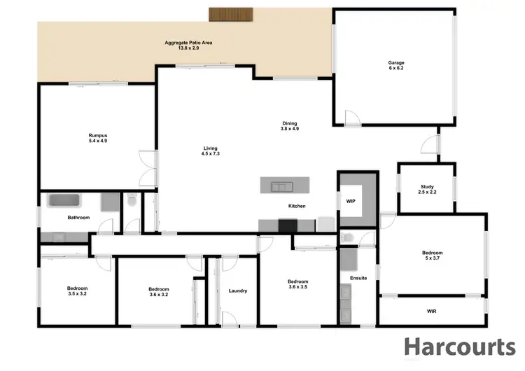 Floorplan of Homely house listing, 106 Jackson Drive, Drouin VIC 3818