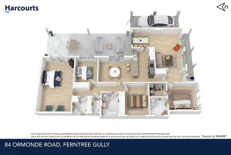 Floorplan of Homely house listing, 84 Ormonde Road, Ferntree Gully VIC 3156