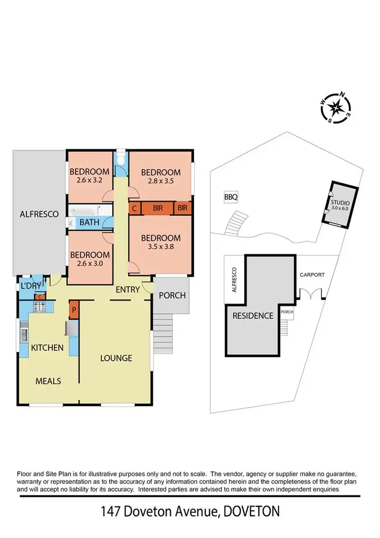 Floorplan of Homely house listing, 147 Doveton Avenue, Doveton VIC 3177