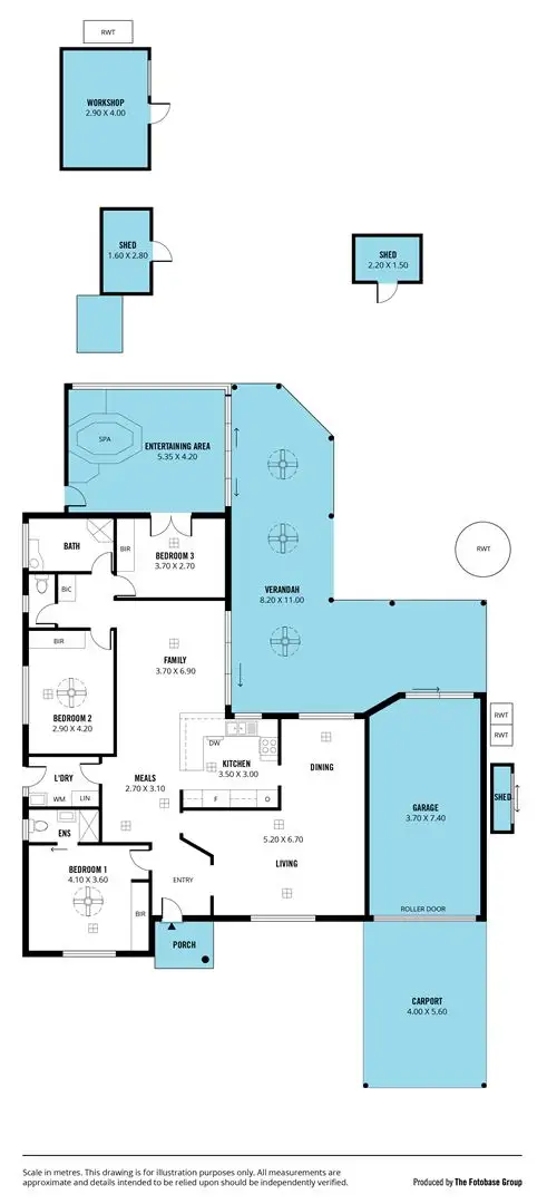Floorplan of Homely house listing, 9 Buckley Crescent, Coromandel Valley SA 5051