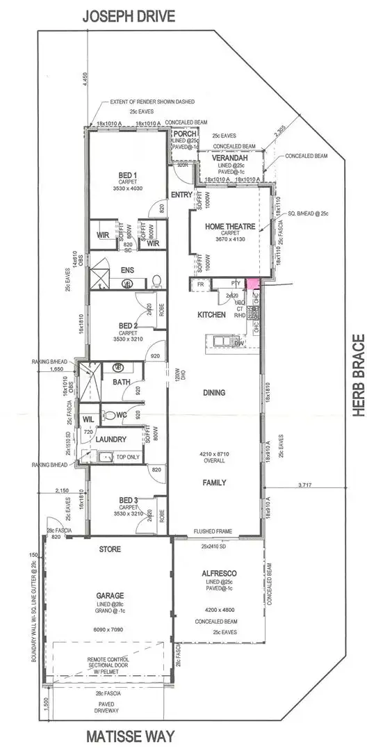 Floorplan of Homely house listing, 88 Joseph Drive, Yalyalup WA 6280
