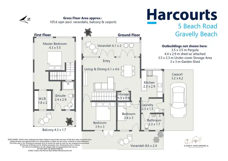 Floorplan of Homely house listing, 5 Beach Road, Gravelly Beach TAS 7276