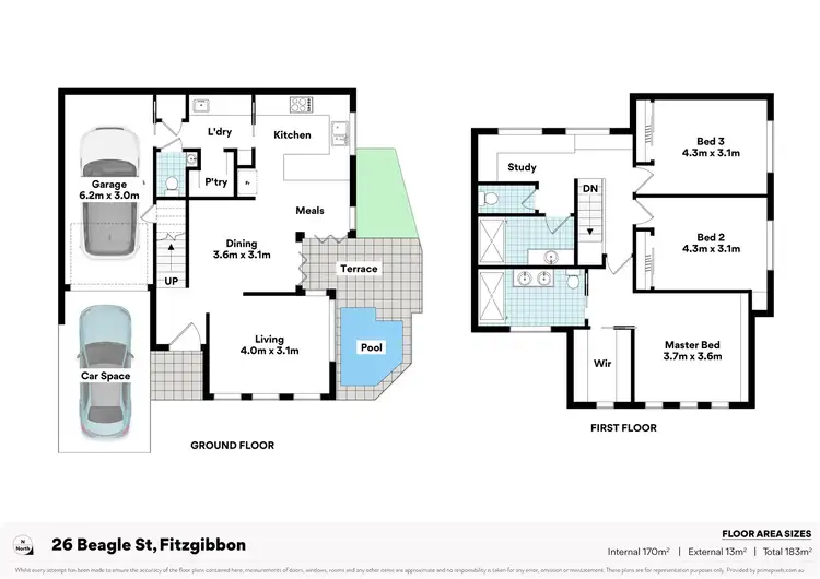 Floorplan of Homely house listing, 26 Beagle street, Fitzgibbon QLD 4018