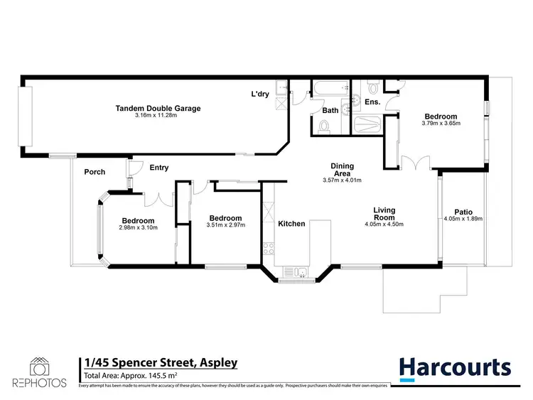 Floorplan of Homely house listing, 1/45 Spencer Street, Aspley QLD 4034