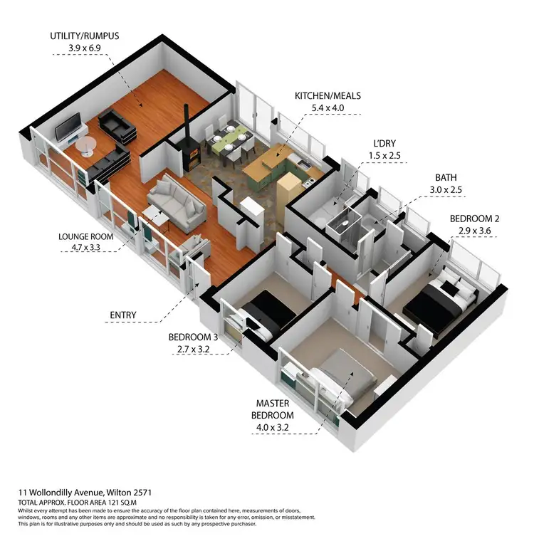 Floorplan of Homely house listing, 11 Wollondilly Avenue, Wilton NSW 2571