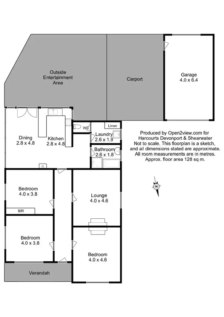 Floorplan of Homely house listing, 13 Henry Street, Devonport TAS 7310