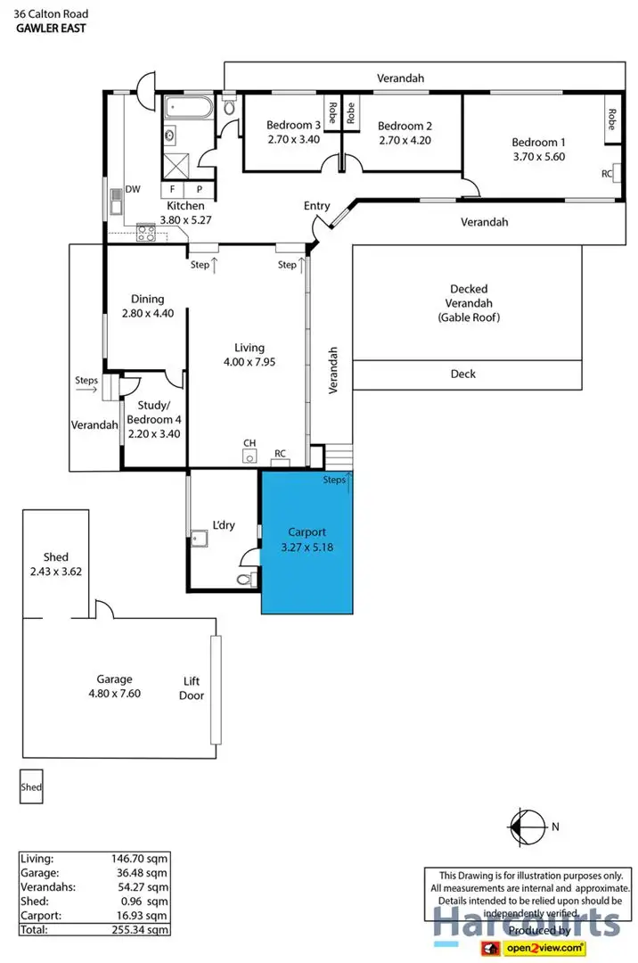 Floorplan of Homely house listing, 36 Calton Road, Gawler East SA 5118