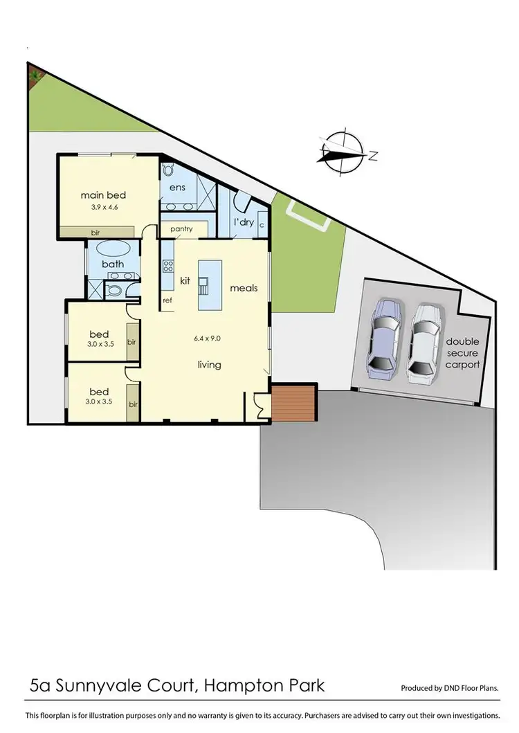 Floorplan of Homely house listing, A/5 Sunnyvale Court, Hampton Park VIC 3976