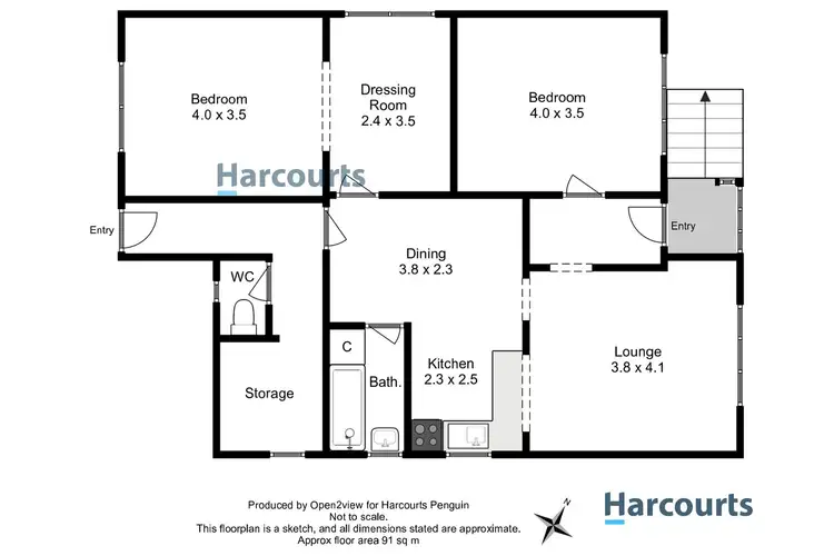 Floorplan of Homely house listing, 7 Russell Street, Penguin TAS 7316
