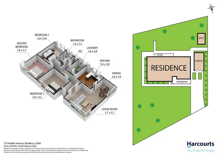 Floorplan of Homely house listing, 73 Hoddle Avenue, Bradbury NSW 2560