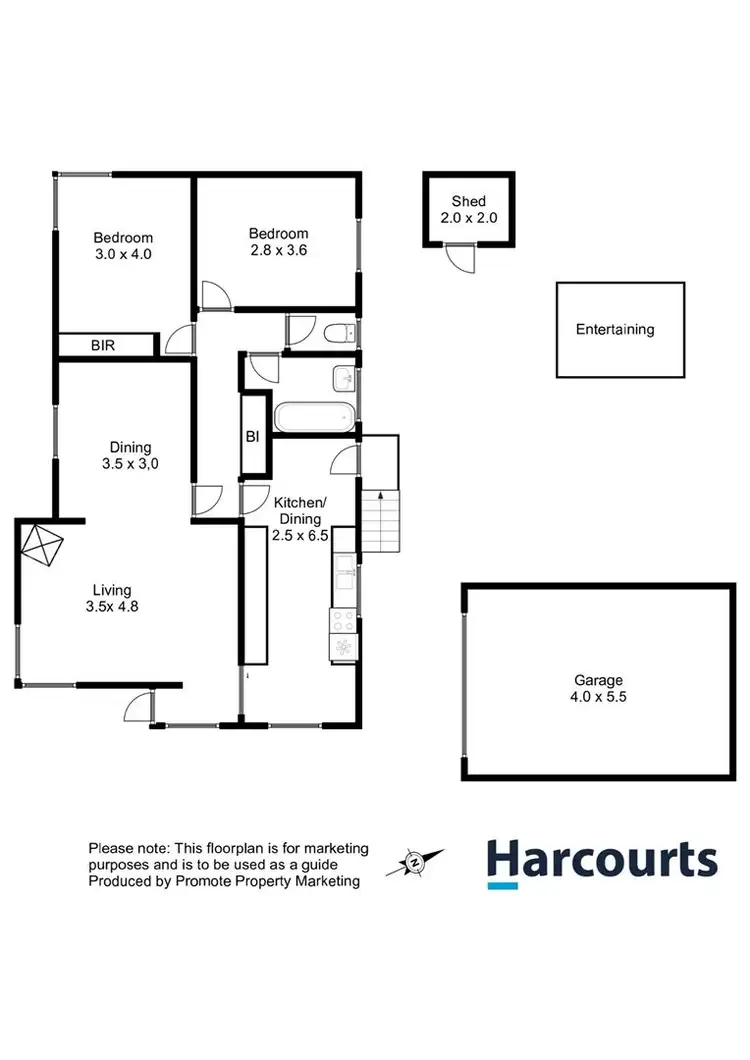 Floorplan of Homely house listing, 16 Belgrave Street, Claremont TAS 7011