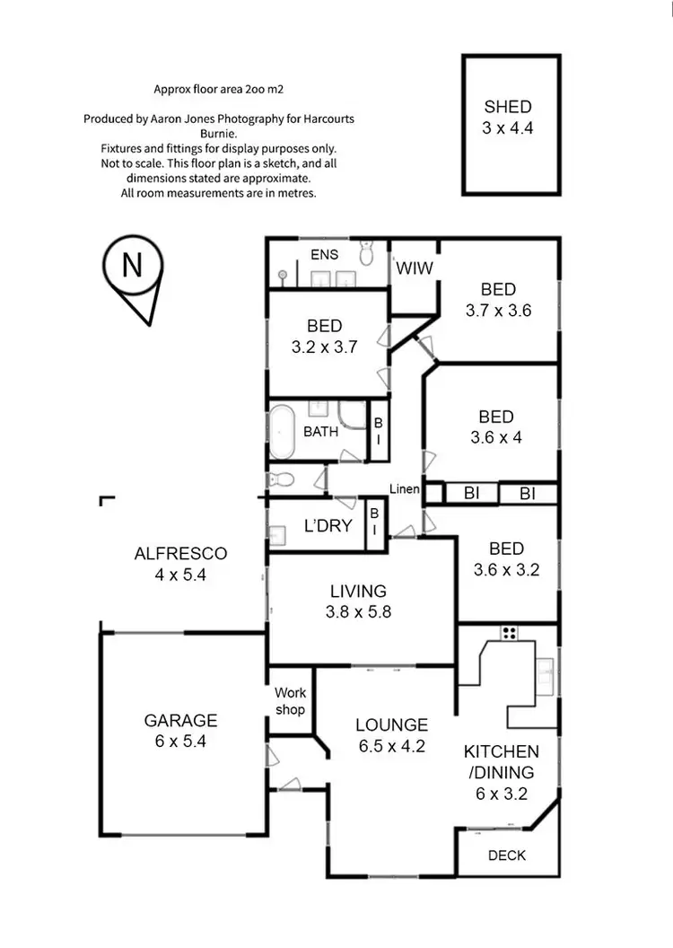 Floorplan of Homely house listing, 11 Uplands Place, Park Grove TAS 7320