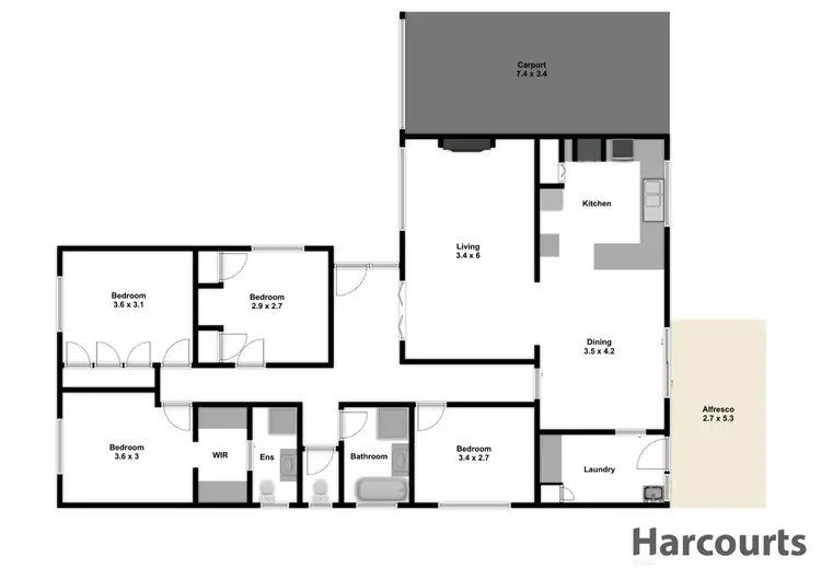 Floorplan of Homely house listing, 106 North Road, Warragul VIC 3820