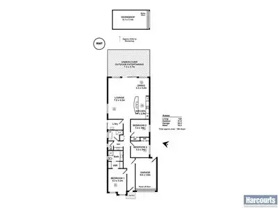 Floorplan of Homely house listing, 16 Athol Street, Clovelly Park SA