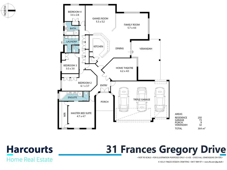 Floorplan of Homely house listing, 31 Frances Gregory Drive, Bedfordale WA 6112