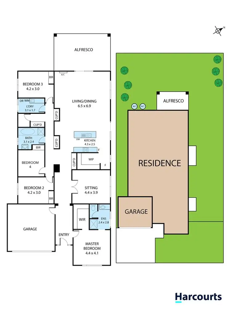 Floorplan of Homely house listing, 71 Davey Drive, Trafalgar VIC 3824