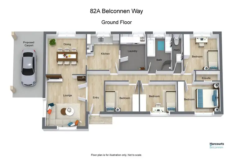 Floorplan of Homely house listing, 82A Belconnen Way, Page ACT 2614