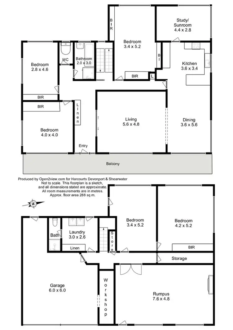 Floorplan of Homely house listing, 13 Ronald Street, Devonport TAS 7310
