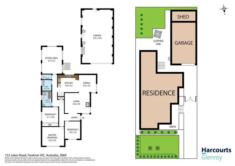Floorplan of Homely house listing, 153 Jukes Road, Fawkner VIC 3060