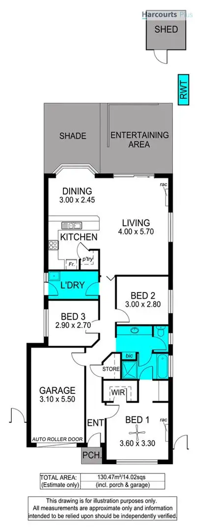Floorplan of Homely house listing, 12 Arnold Drive, Mitchell Park SA 5043