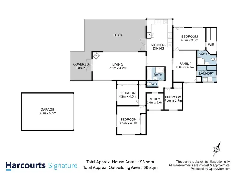 Floorplan of Homely house listing, 400 Shark Point Rd, Penna TAS 7171