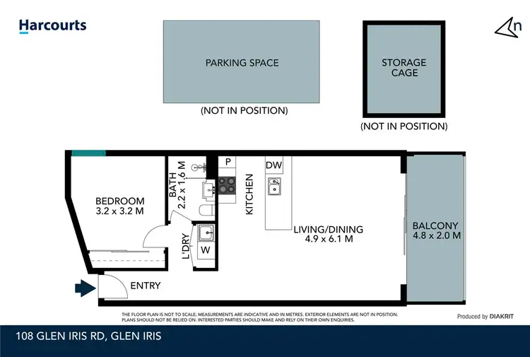 Floorplan of Homely apartment listing, 103/108 Glen Iris Road, Glen Iris VIC 3146