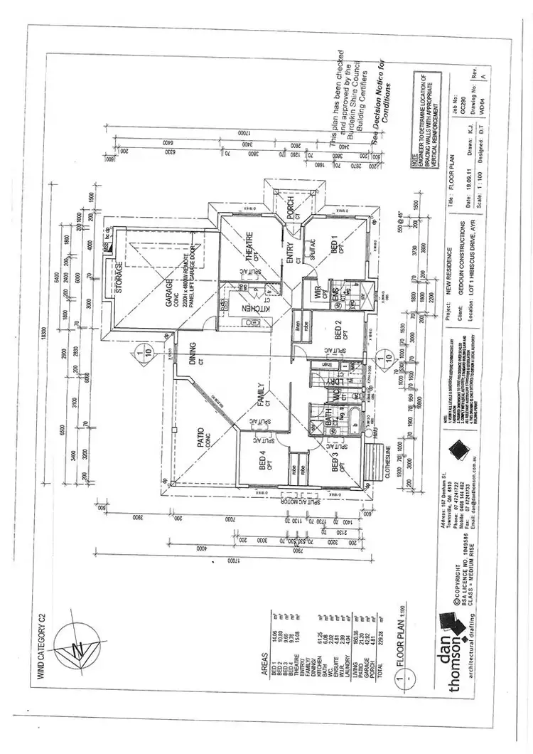Floorplan of Homely house listing, 1 Hibiscus Drive, Ayr QLD 4807