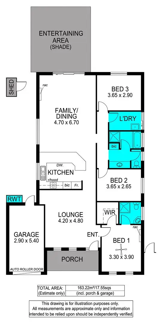 Floorplan of Homely house listing, 8 Quartz Place, Sheidow Park SA 5158