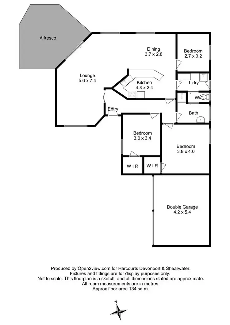 Floorplan of Homely house listing, 76 Morris Avenue, Devonport TAS 7310