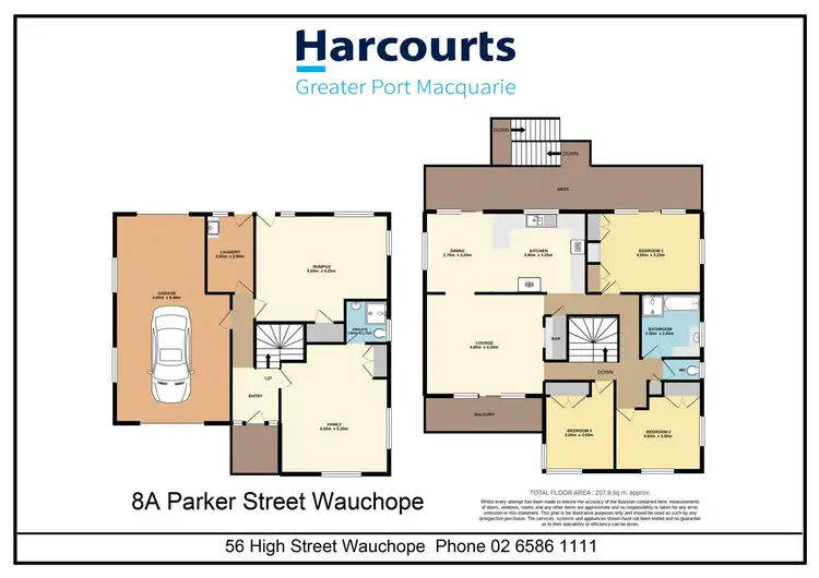 Floorplan of Homely house listing, 8a Parker Street, Wauchope NSW 2446
