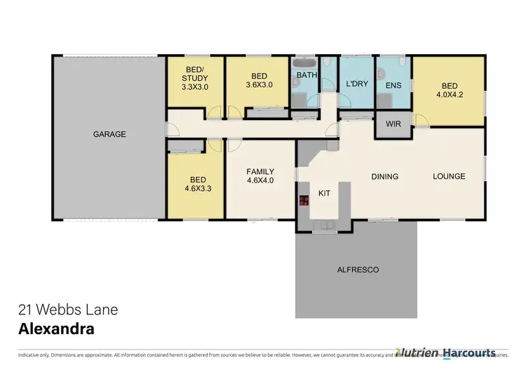 Floorplan of Homely rural property listing, 21 Webbs Lane, Alexandra VIC 3714