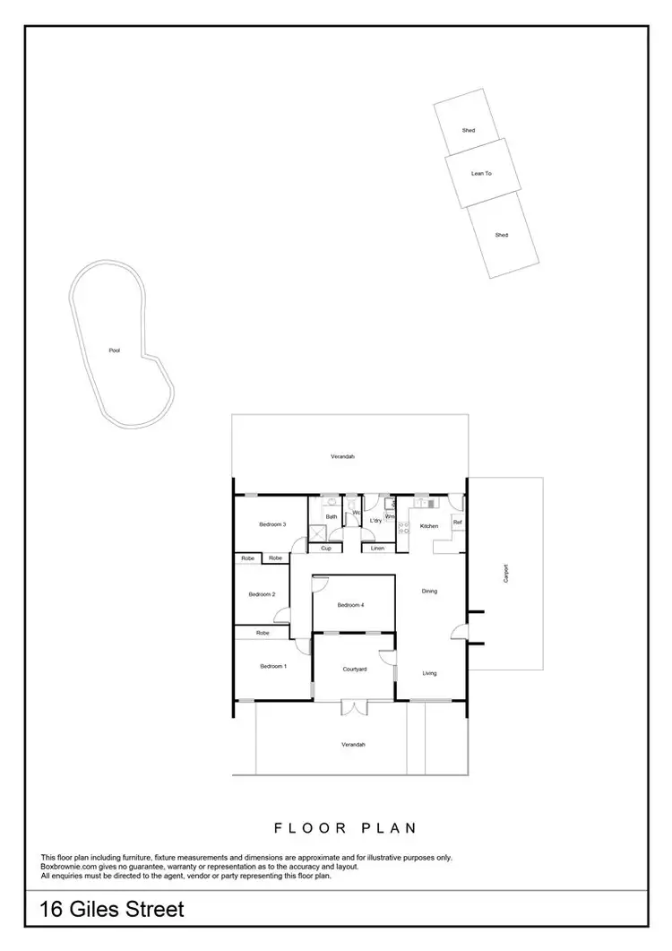 Floorplan of Homely house listing, 16 Giles Street, East Side NT 870