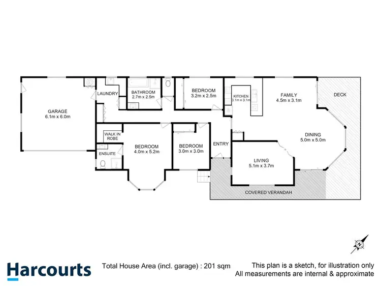 Floorplan of Homely house listing, 9 Old Apple Court, Huonville TAS 7109