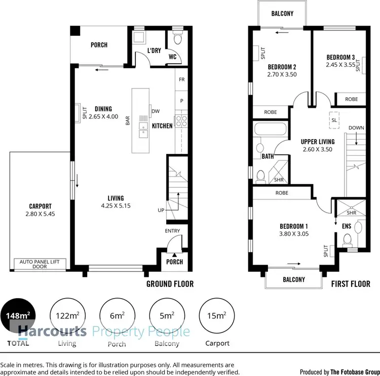 Floorplan of Homely townhouse listing, 9/21 Saint Kitts Place, Mawson Lakes SA 5095