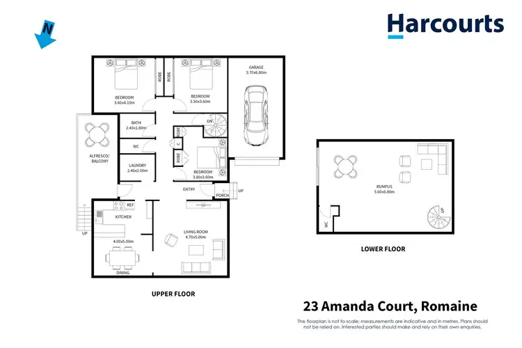 Floorplan of Homely house listing, 23 Amanda Court, Romaine TAS 7320