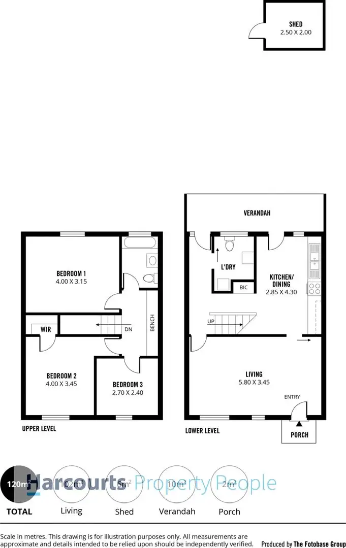 Floorplan of Homely townhouse listing, 21 Woodland Court, Grange SA 5022