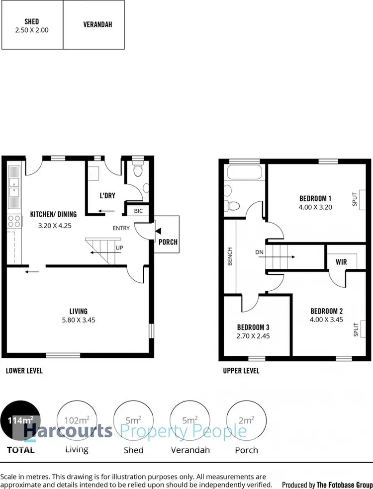Floorplan of Homely townhouse listing, 22 Woodland Court, Grange SA 5022
