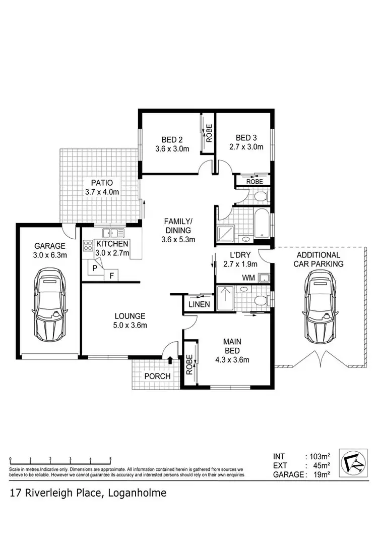 Floorplan of Homely house listing, 17 Riverleigh Place, Loganholme QLD 4129