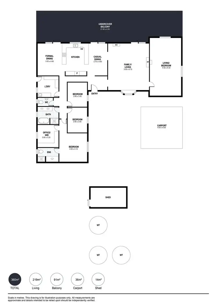 Floorplan of Homely house listing, 26 - 28 Sorrento Parade, Hayborough SA 5211