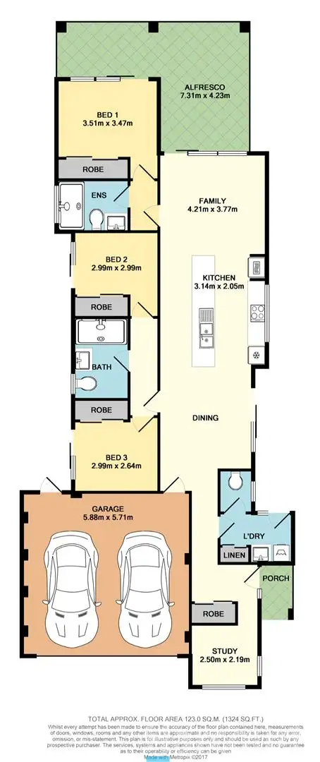 Floorplan of Homely house listing, 24 Marlinspike Boulevard, Jindalee WA 6036
