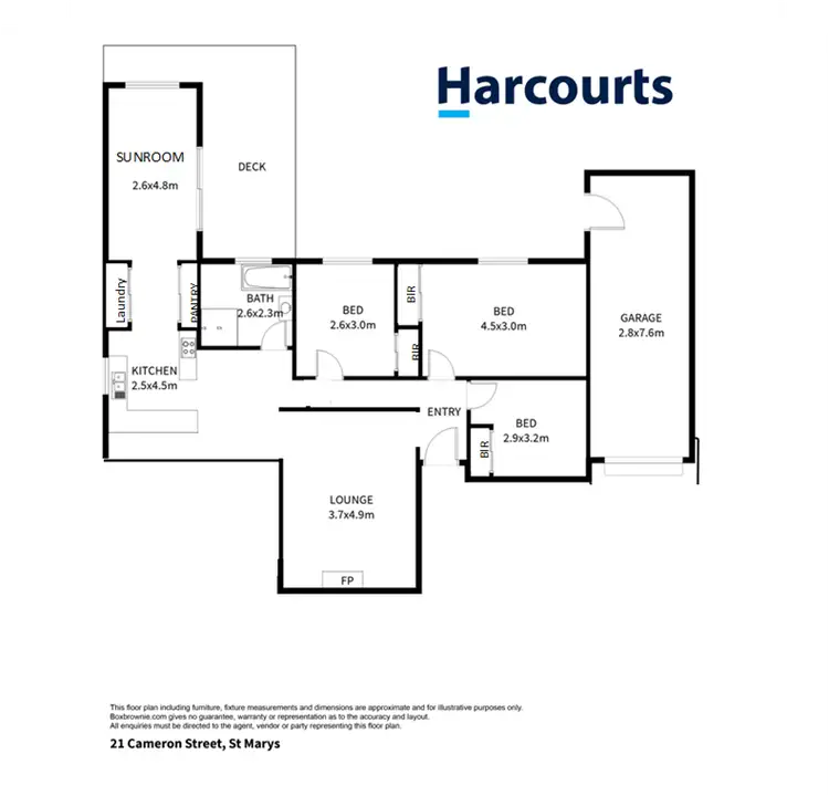 Floorplan of Homely house listing, 21 Cameron Street, St Marys TAS 7215