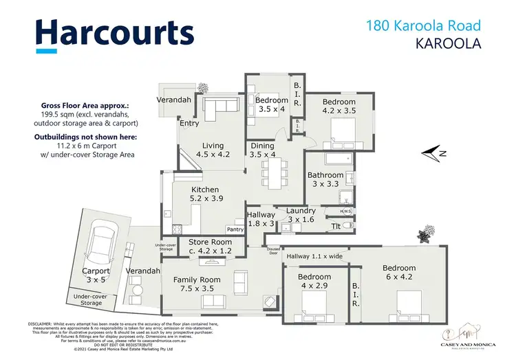 Floorplan of Homely rural property listing, 180 Karoola Road, Karoola TAS 7267