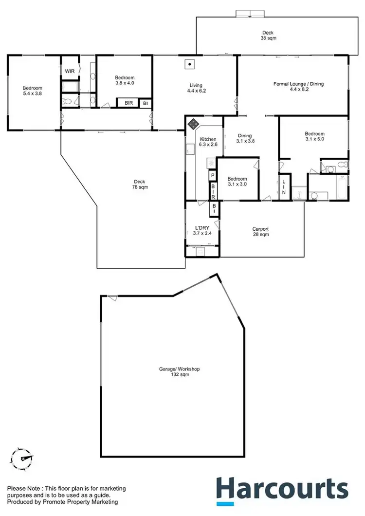 Floorplan of Homely house listing, 5 Gwynns Point Lane, Lewisham TAS 7173