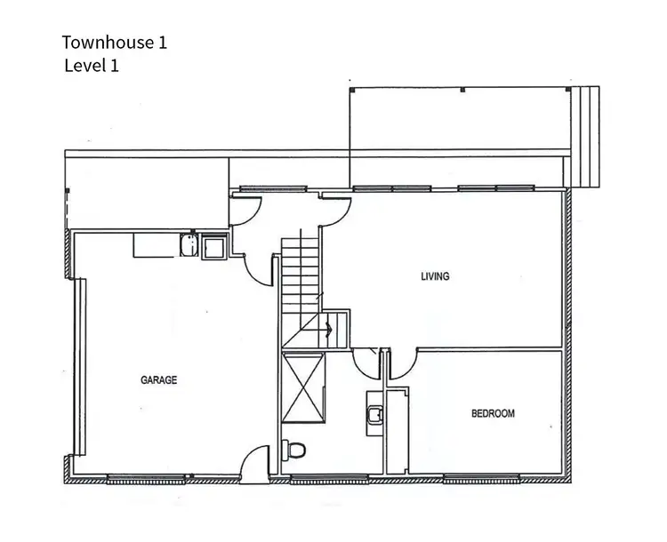 Floorplan of Homely townhouse listing, 1 & 2/12 Yachtsmans Way, Tranmere TAS 7018