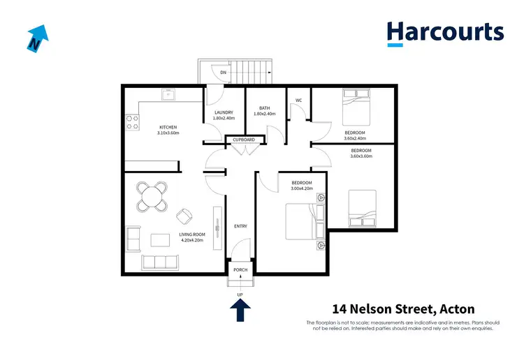Floorplan of Homely house listing, 14 Nelson Street, Acton TAS 7320