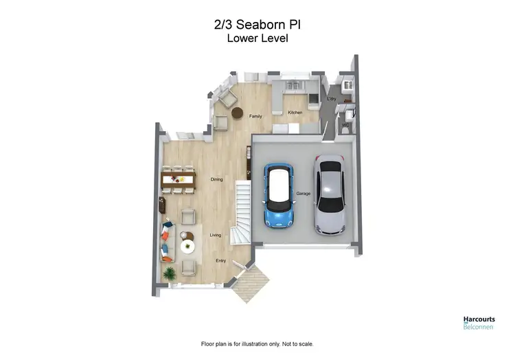 Floorplan of Homely townhouse listing, 2/3 Seaborn Place, Nicholls ACT 2913