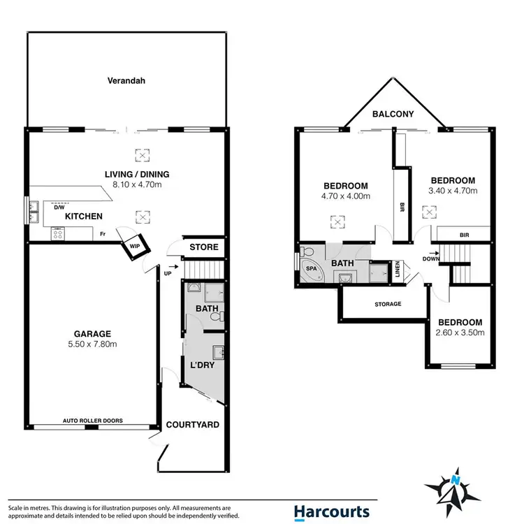 Floorplan of Homely house listing, 1/27 Clipper Court, Encounter Bay SA 5211